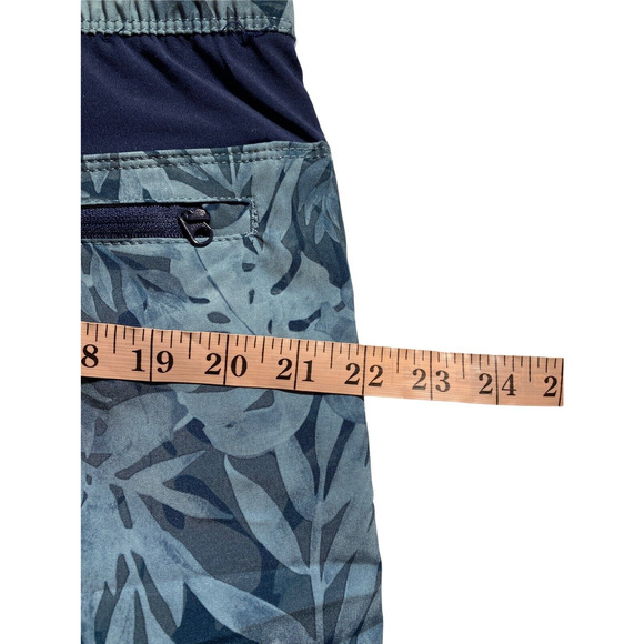 Speedo UV 50+ Protection Volley Swim Shorts Men's Size XL Blue Palm Leaf Print - Picture 6 of 10